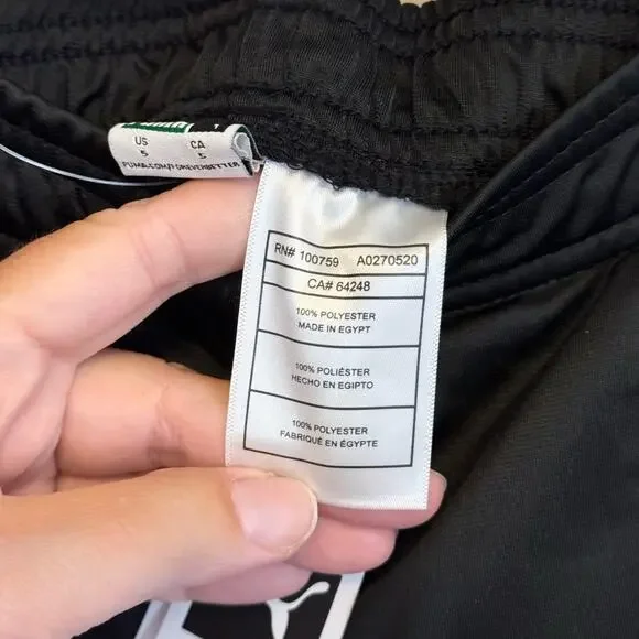 Puma Track Pants Black 5 NWT - Picture 5 of 5